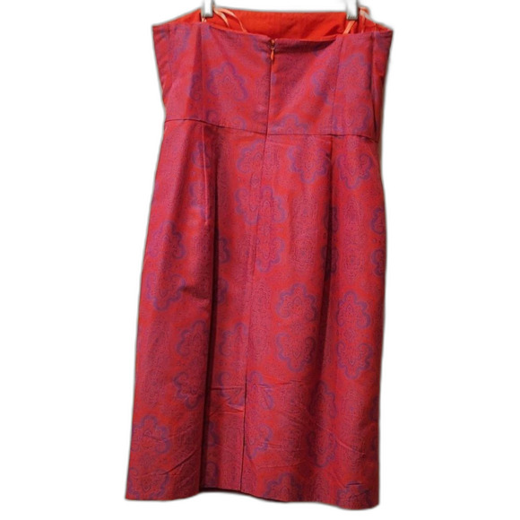 J. Crew Strapless Pink & Orchid Short Dress Size 6 - Picture 2 of 5